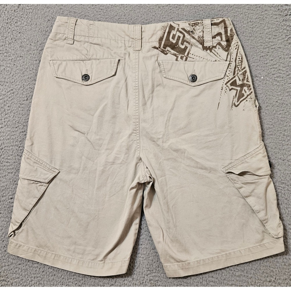 Fox Men's Tan Cargo Shorts with Star Graphic